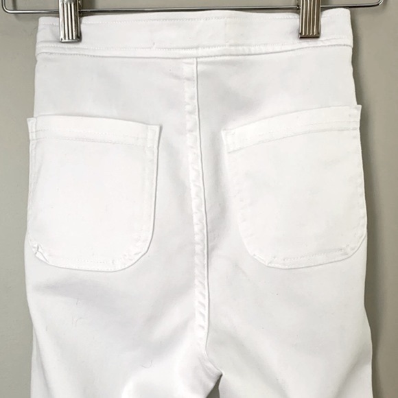 American Apparel size XS white Easy Jean - Picture 8 of 10
